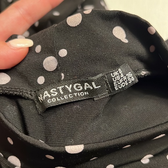 54. Nasty Gal Spot High Neck Smock Mini Dress - Picture 2 of 7